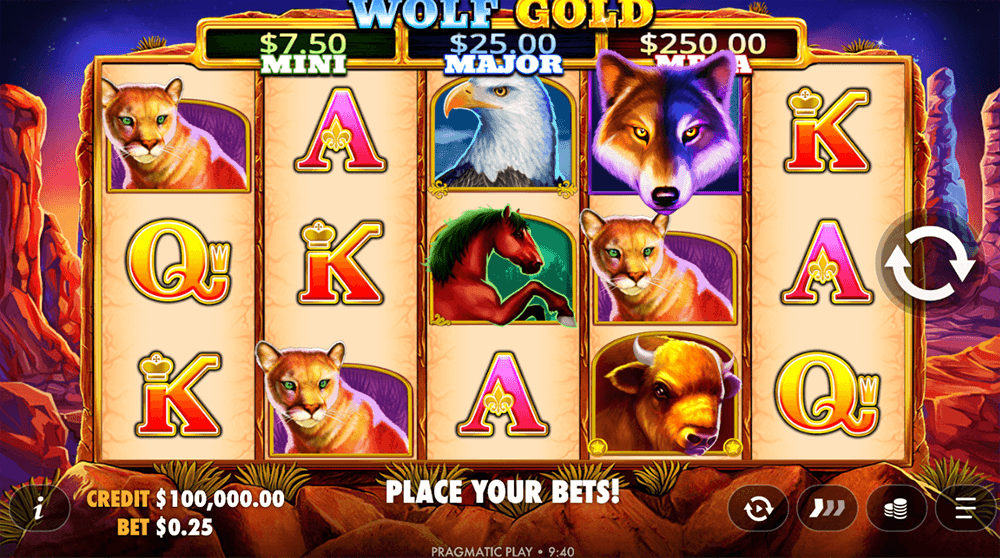 Мобильная версия Wolf Gold